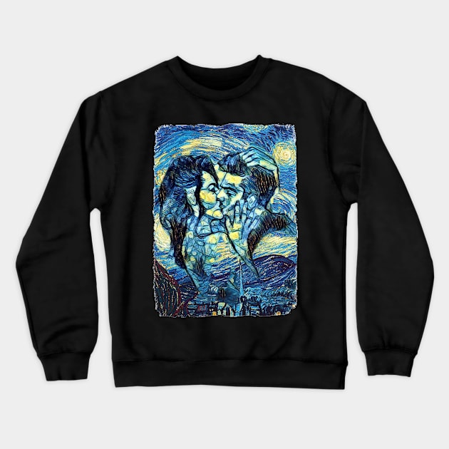 The Kiss Van Gogh Style Crewneck Sweatshirt by todos